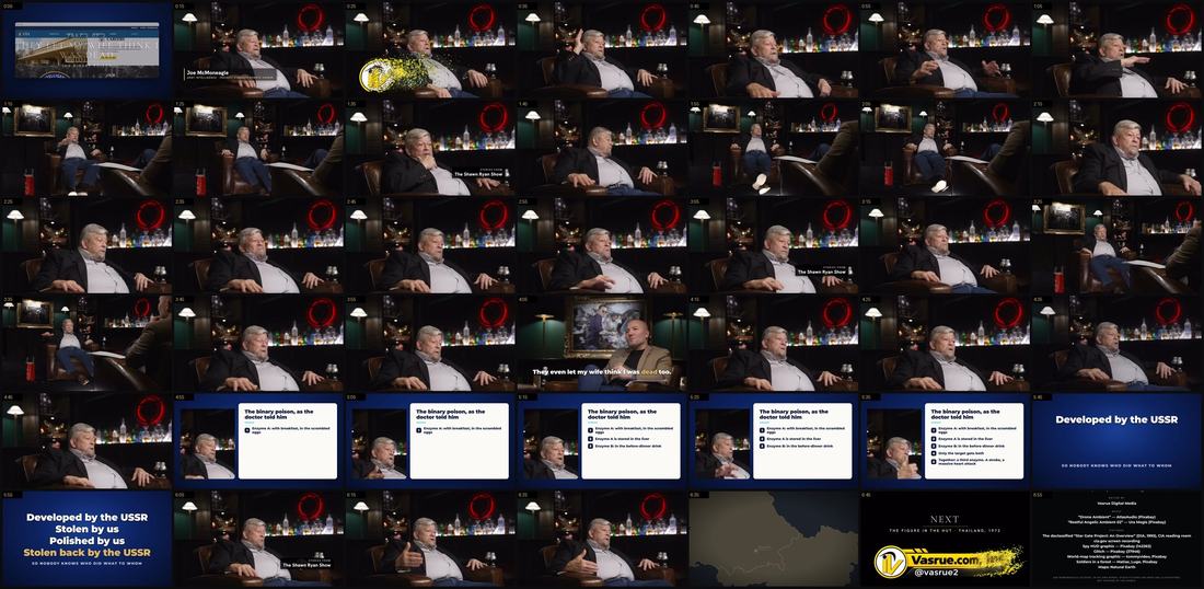 Part 2 storyboard: a grid of frames sampled every ten seconds across the film
