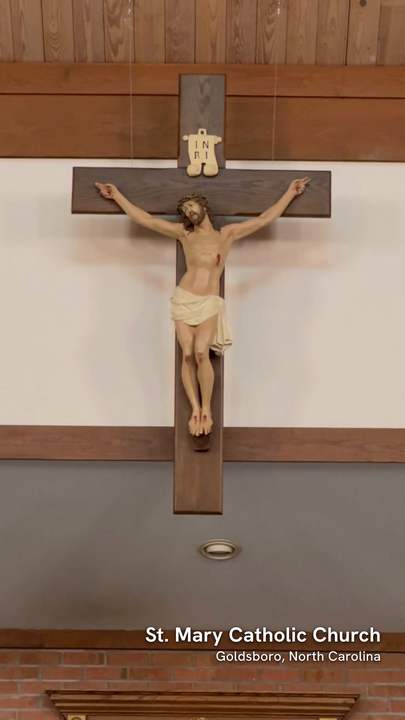 The crucifix above the altar, the film&rsquo;s closing image